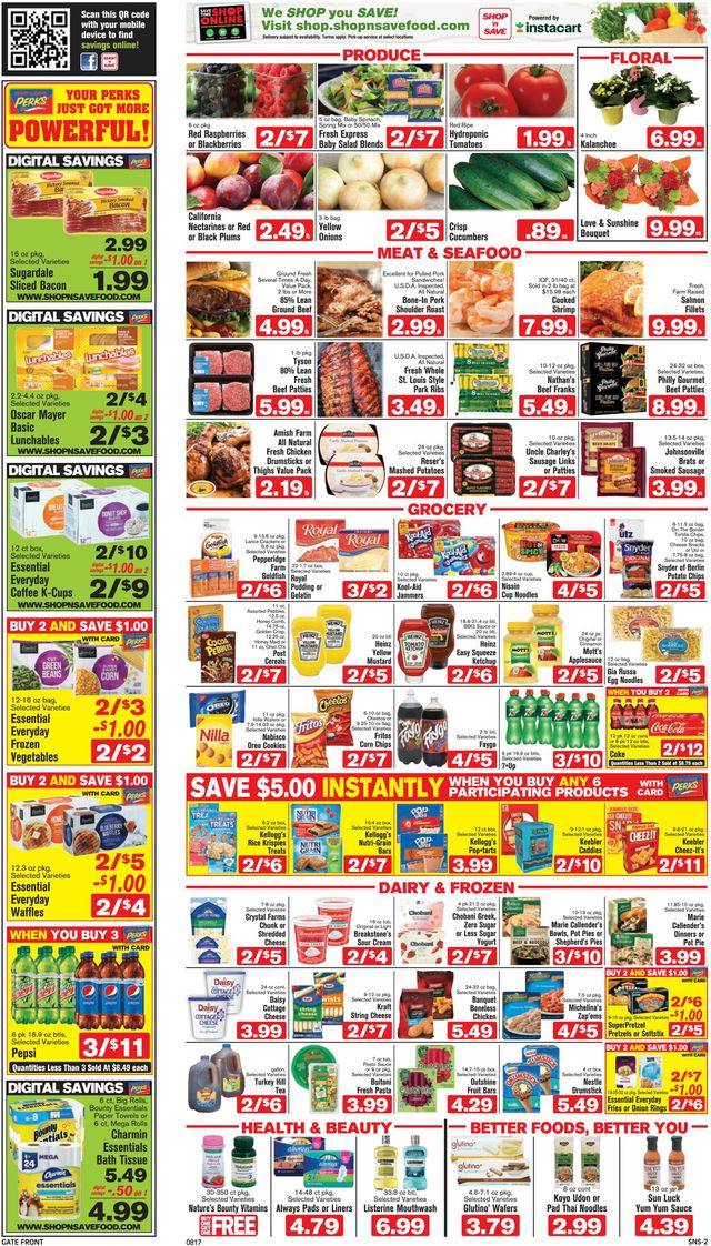 Shop ‘n Save (Pittsburgh) Ad from 08/17/2023