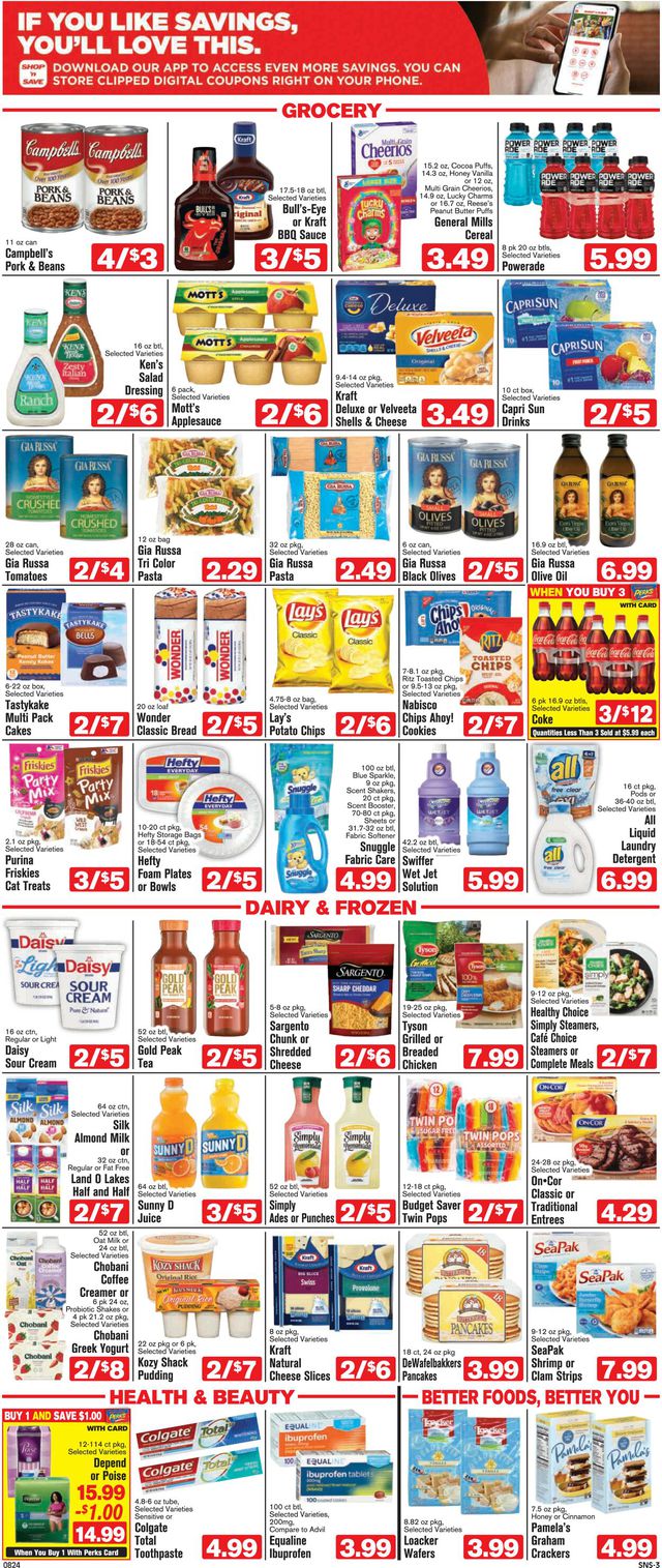 Shop ‘n Save (Pittsburgh) Ad from 08/24/2023