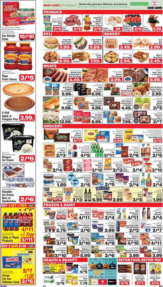 Shop ‘n Save Ad from 10/15/2020