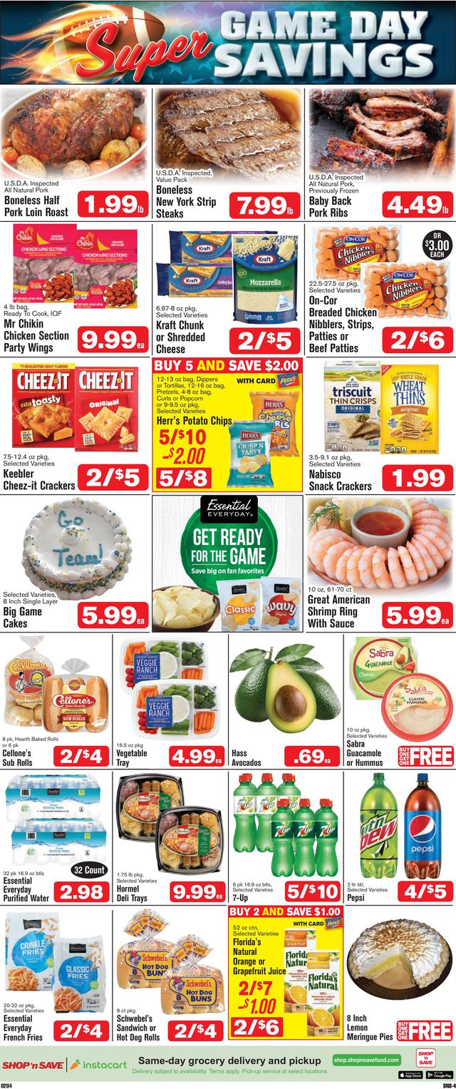 Shop ‘n Save Ad from 02/04/2021