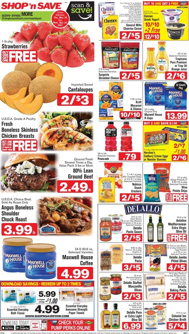 Shop ‘n Save Ad from 03/18/2021