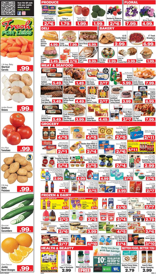 Shop ‘n Save Ad from 04/22/2021