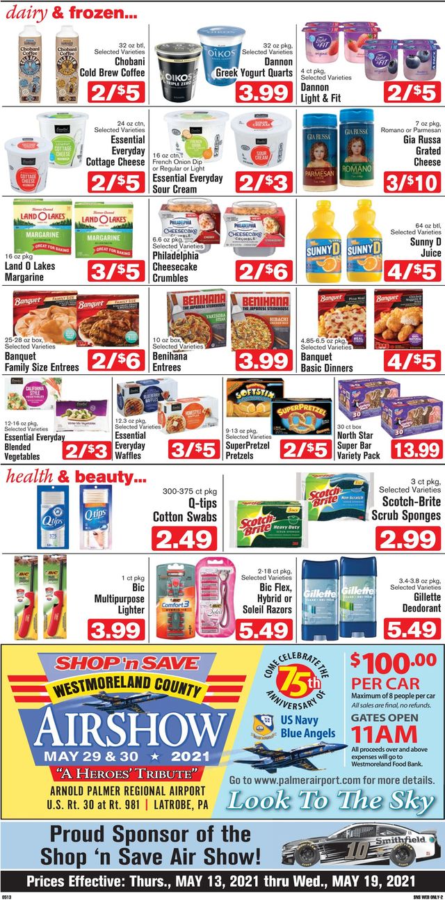 Shop ‘n Save Ad from 05/13/2021
