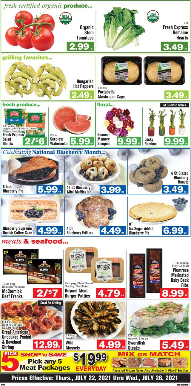 Shop ‘n Save Ad from 07/22/2021