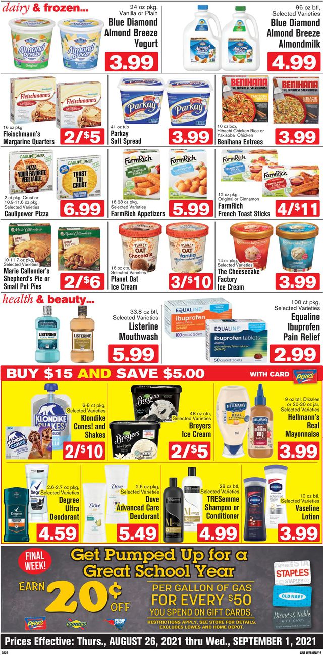 Shop ‘n Save Ad from 08/26/2021