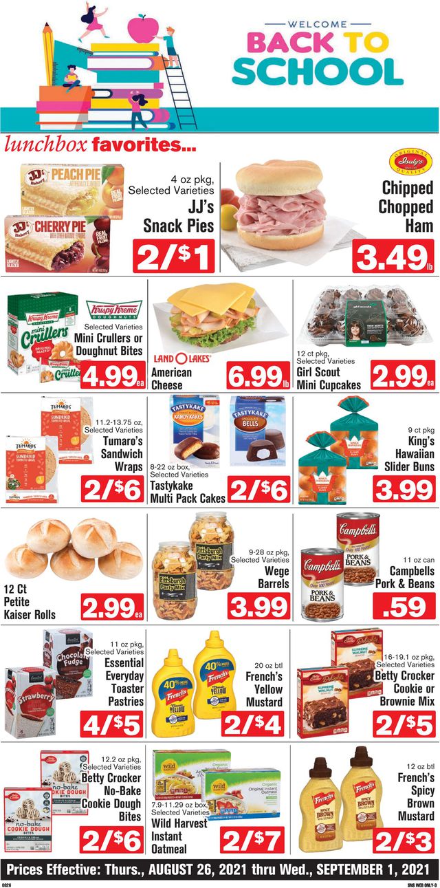 Shop ‘n Save Ad from 08/26/2021