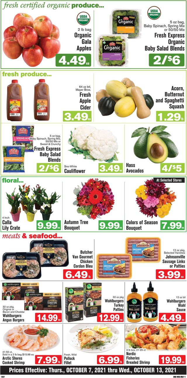 Shop ‘n Save Ad from 10/07/2021