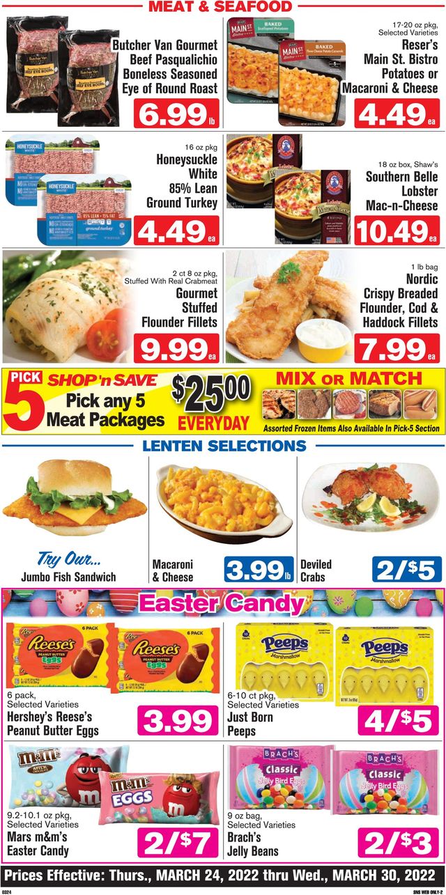 Shop ‘n Save Ad from 03/24/2022