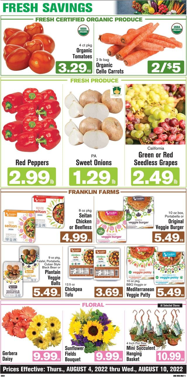 Shop ‘n Save Ad from 08/04/2022