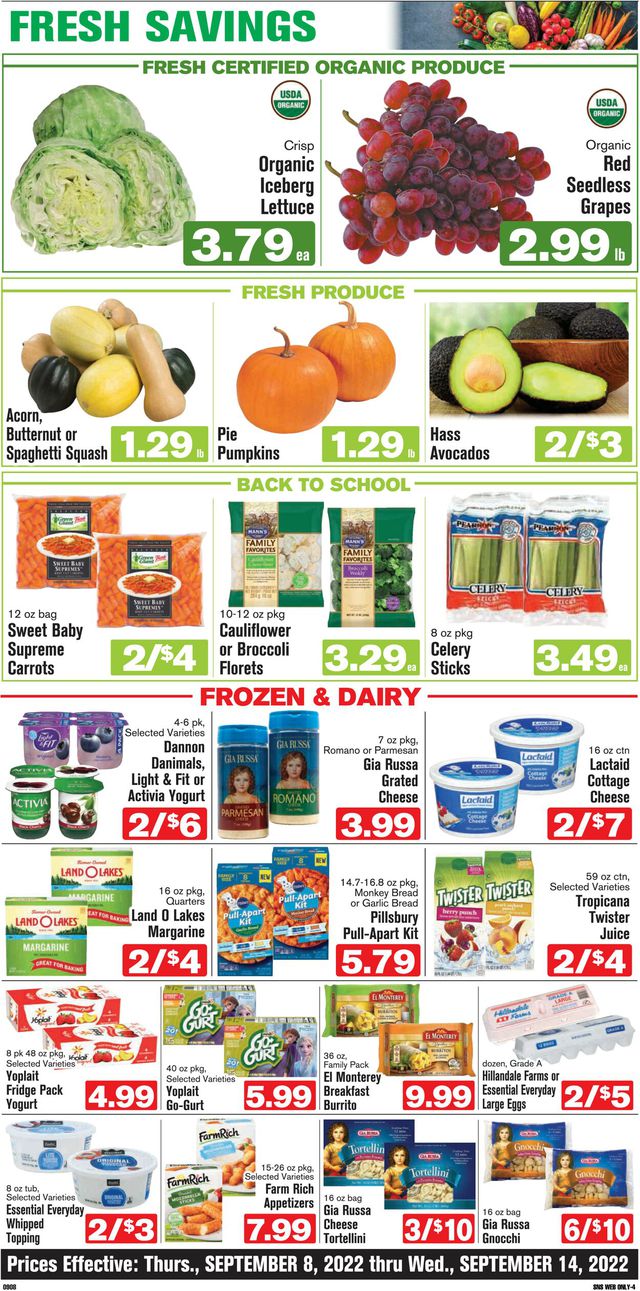 Shop ‘n Save Ad from 09/08/2022