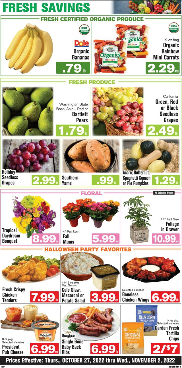 Shop ‘n Save Ad from 10/27/2022