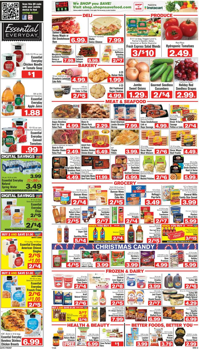 Shop ‘n Save Ad from 11/24/2022