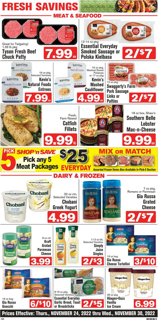Shop ‘n Save Ad from 11/24/2022