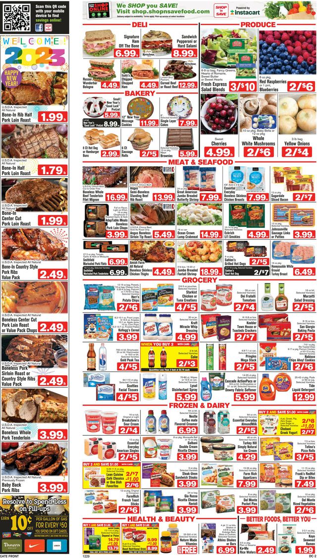 Shop ‘n Save Ad from 12/29/2022