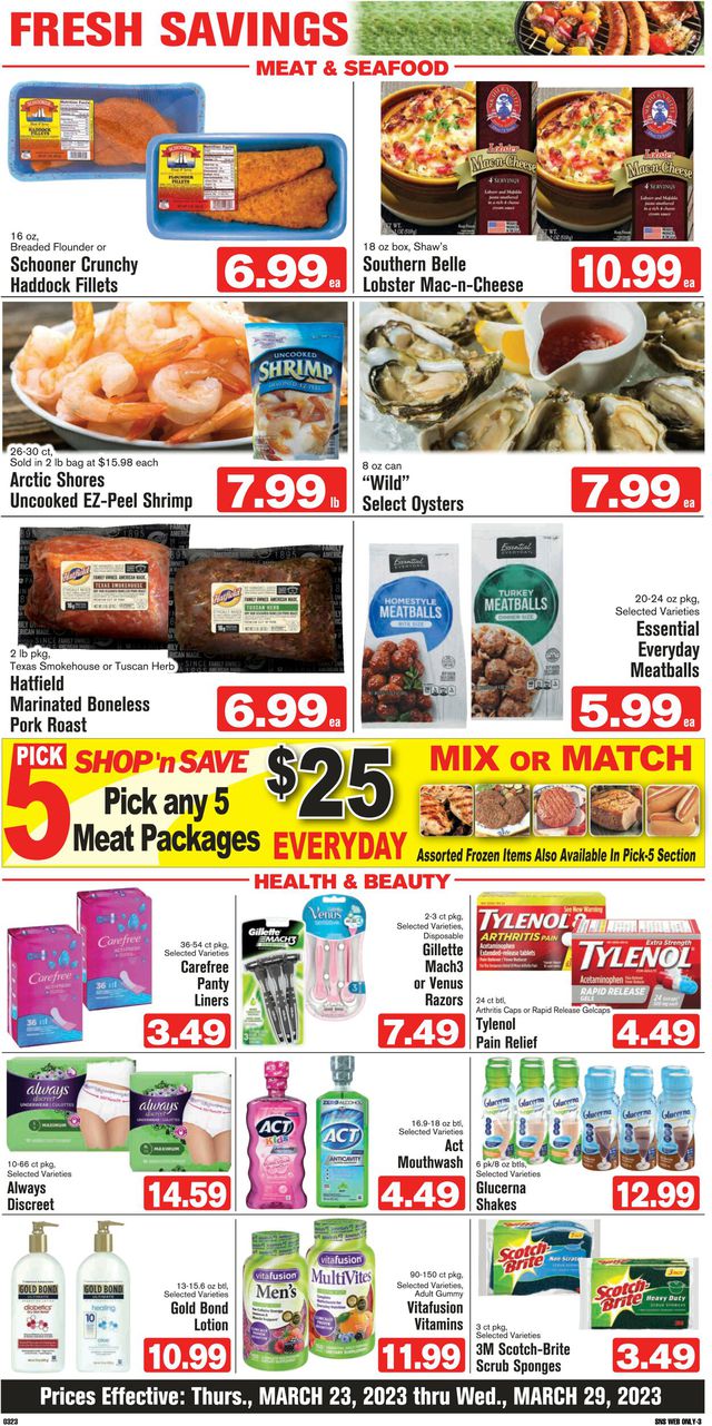 Shop ‘n Save Ad from 03/23/2023