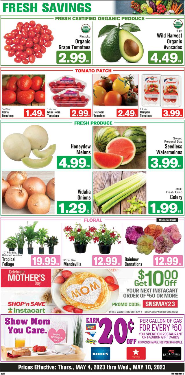 Shop ‘n Save Ad from 05/04/2023