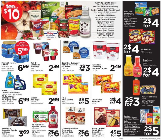 Shoppers Food & Pharmacy Ad from 09/24/2020