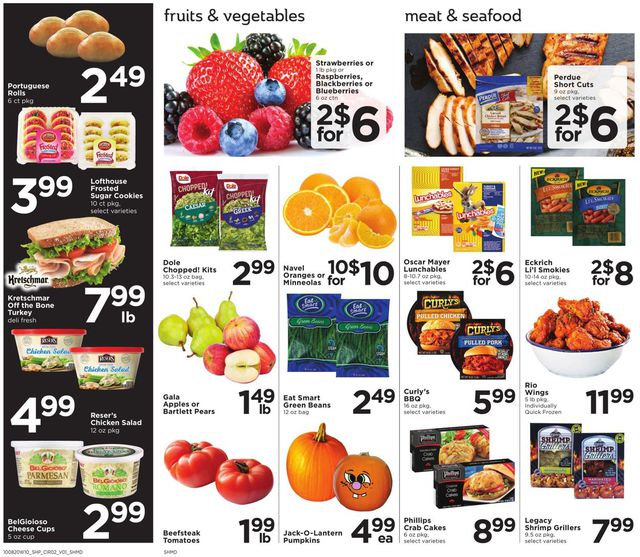 Shoppers Food & Pharmacy Ad from 10/08/2020