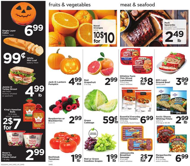 Shoppers Food & Pharmacy Ad from 10/22/2020