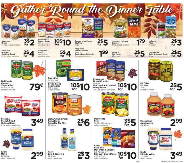 Shoppers Food & Pharmacy Ad from 11/19/2020