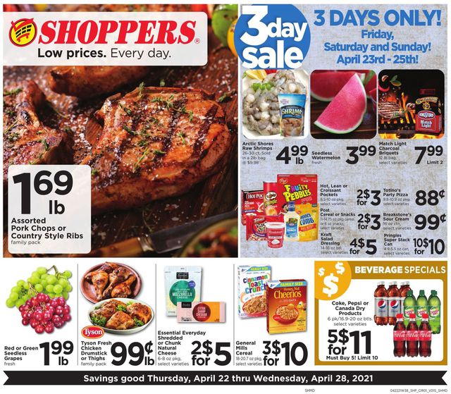 Shoppers Food & Pharmacy Ad from 04/22/2021