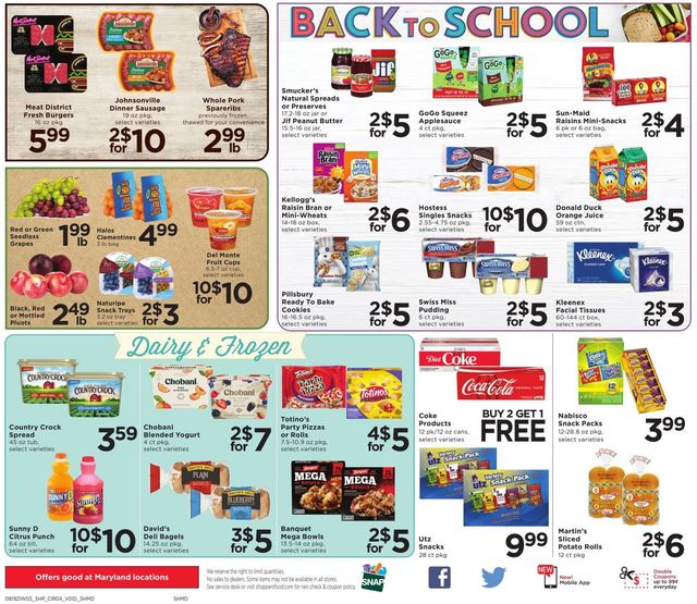 Shoppers Food & Pharmacy Ad from 08/19/2021