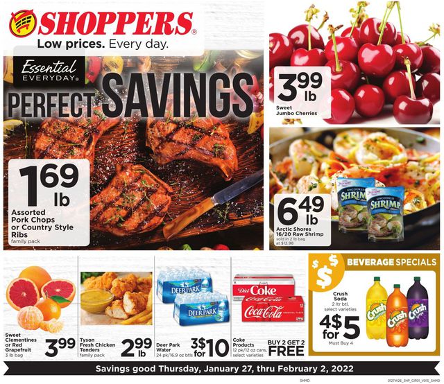 Shoppers Food & Pharmacy Ad from 01/27/2022