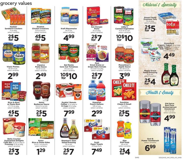 Shoppers Food & Pharmacy Ad from 03/31/2022