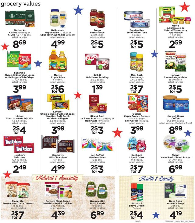 Shoppers Food & Pharmacy Ad from 05/26/2022