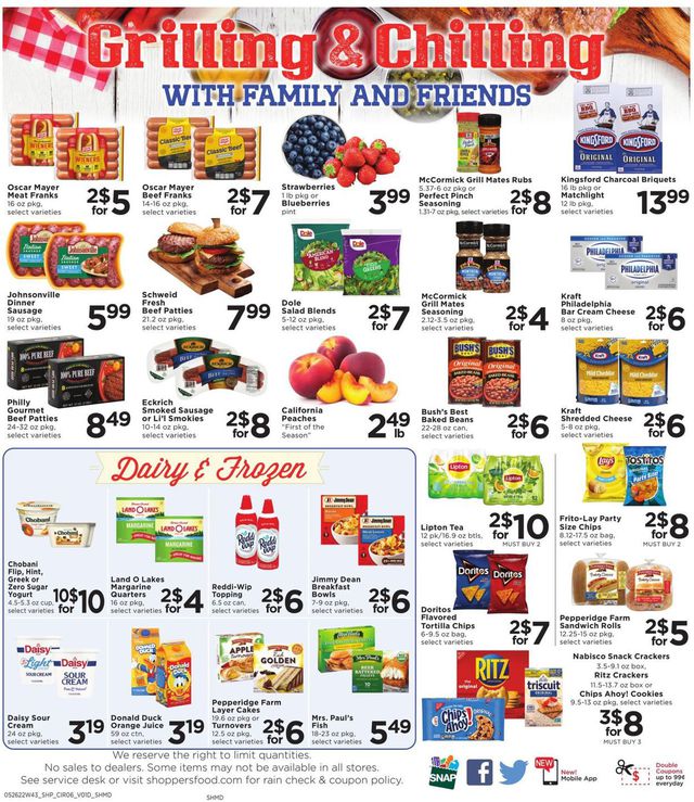 Shoppers Food & Pharmacy Ad from 05/26/2022
