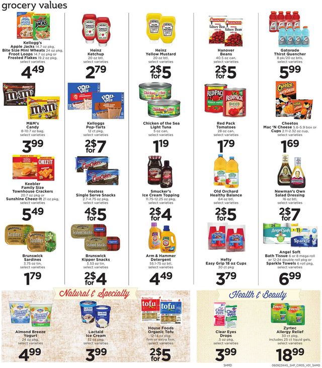 Shoppers Food & Pharmacy Ad from 06/09/2022