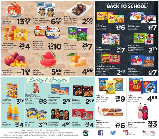 Shoppers Food & Pharmacy Ad from 08/25/2022
