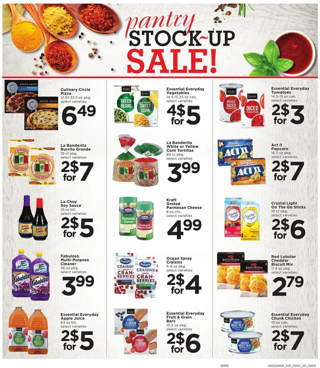Shoppers Food & Pharmacy Ad from 09/22/2022