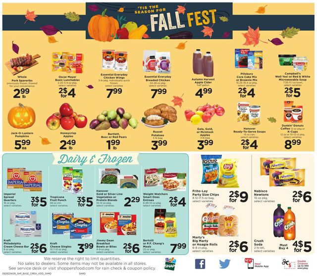 Shoppers Food & Pharmacy Ad from 09/29/2022