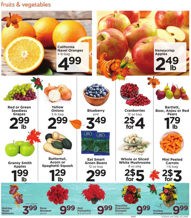 Shoppers Food & Pharmacy Ad from 11/17/2022