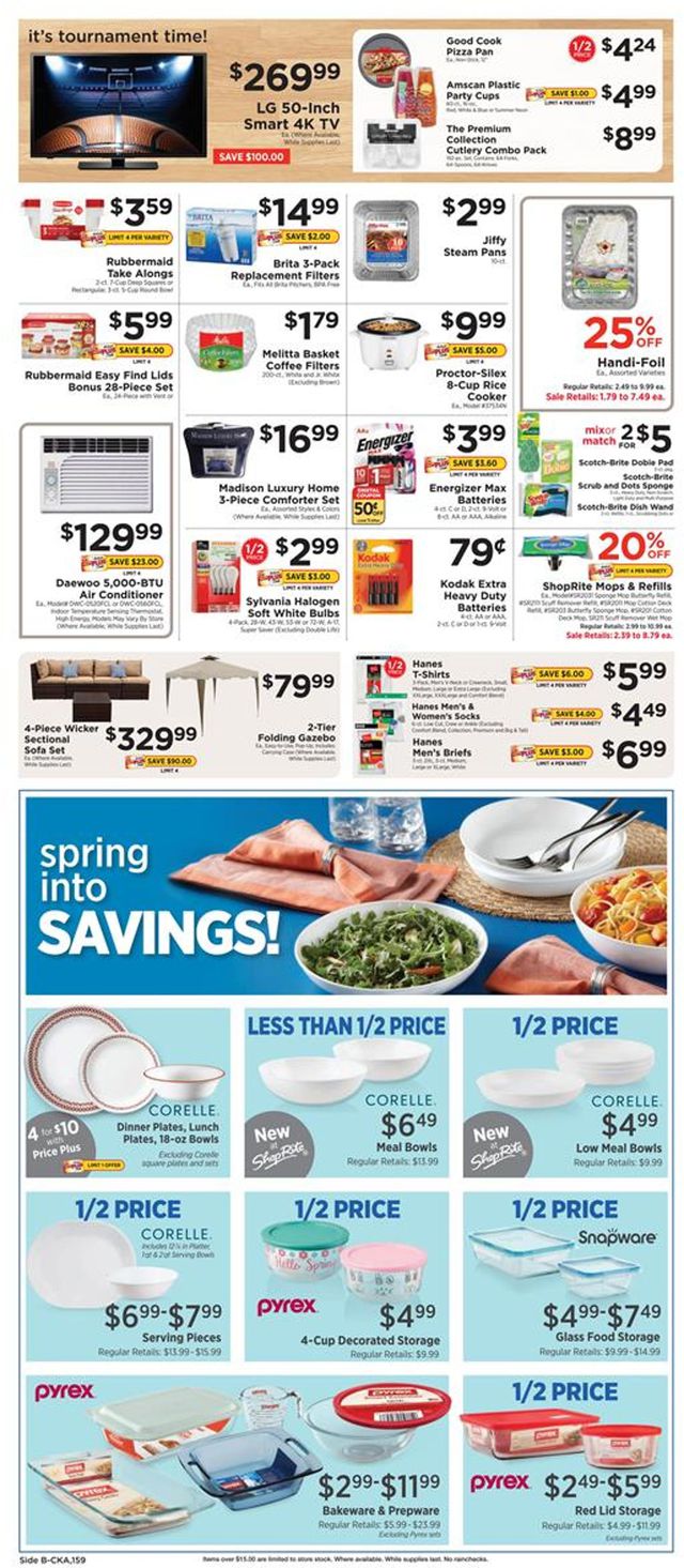 ShopRite Ad from 03/15/2020