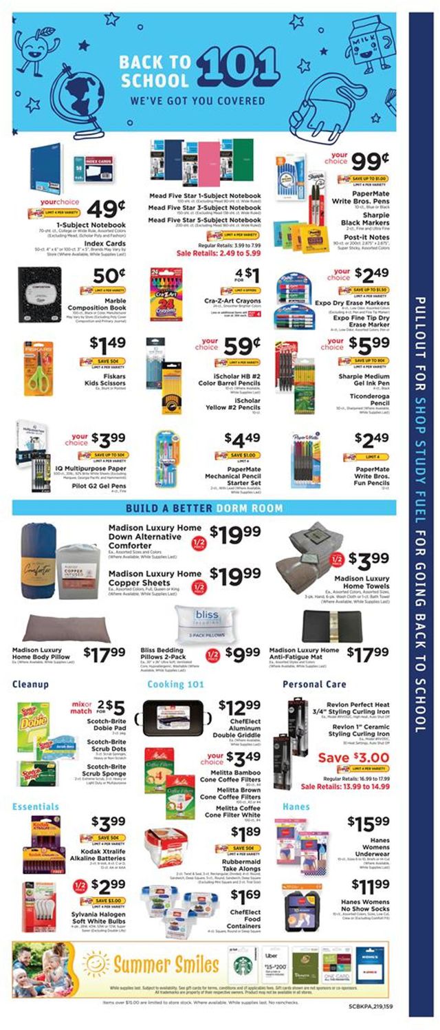 ShopRite Ad from 08/30/2020