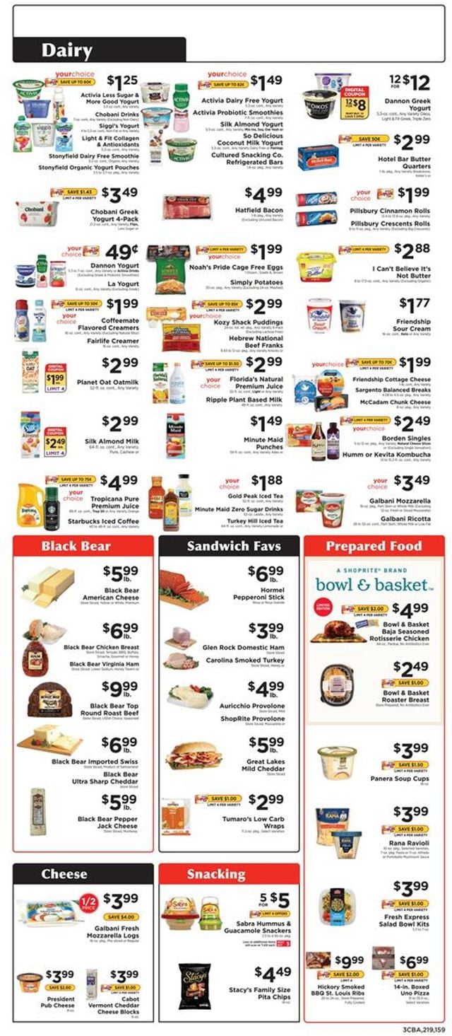 ShopRite Ad from 09/13/2020