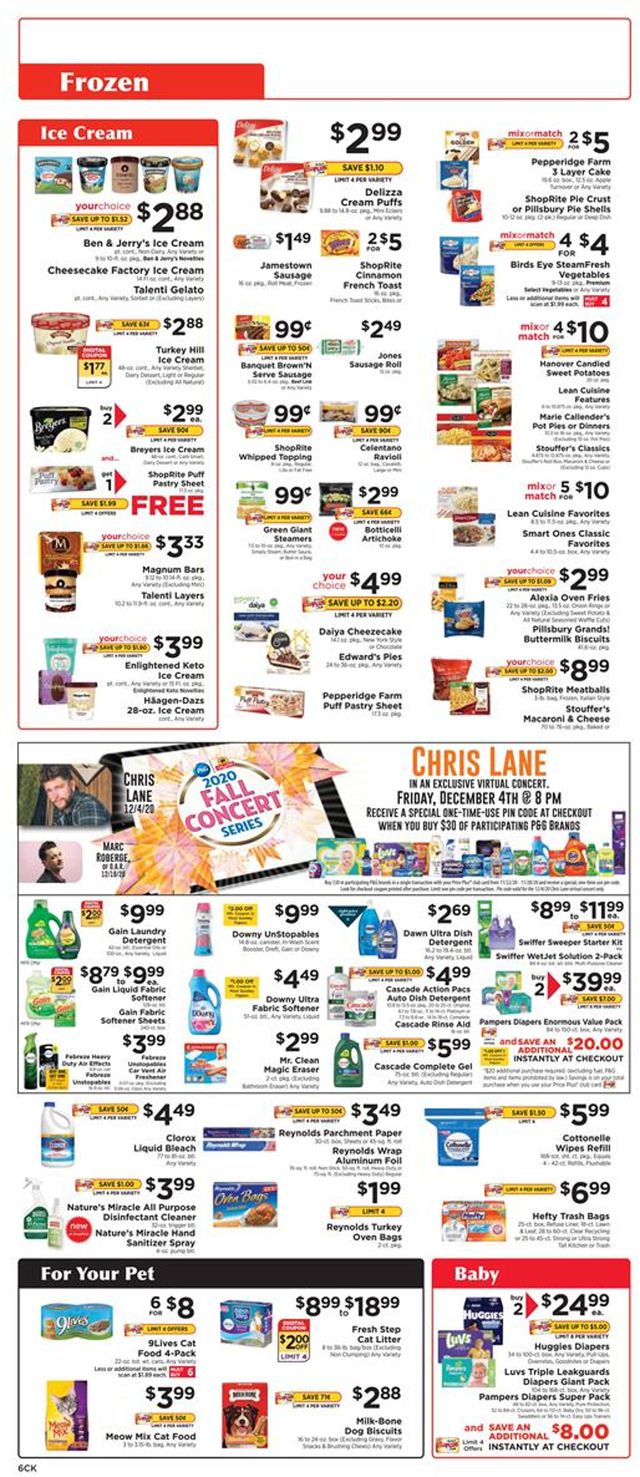 ShopRite Ad from 11/22/2020