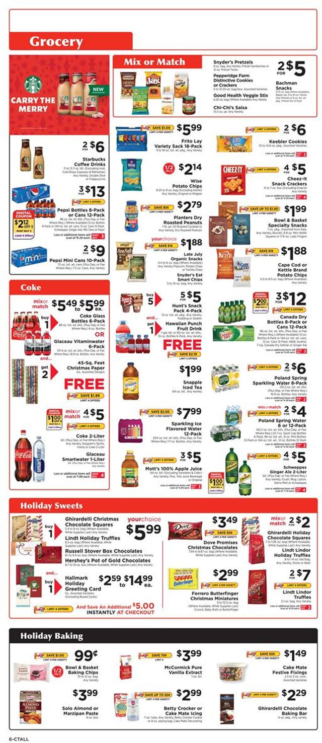 ShopRite Ad from 11/29/2020