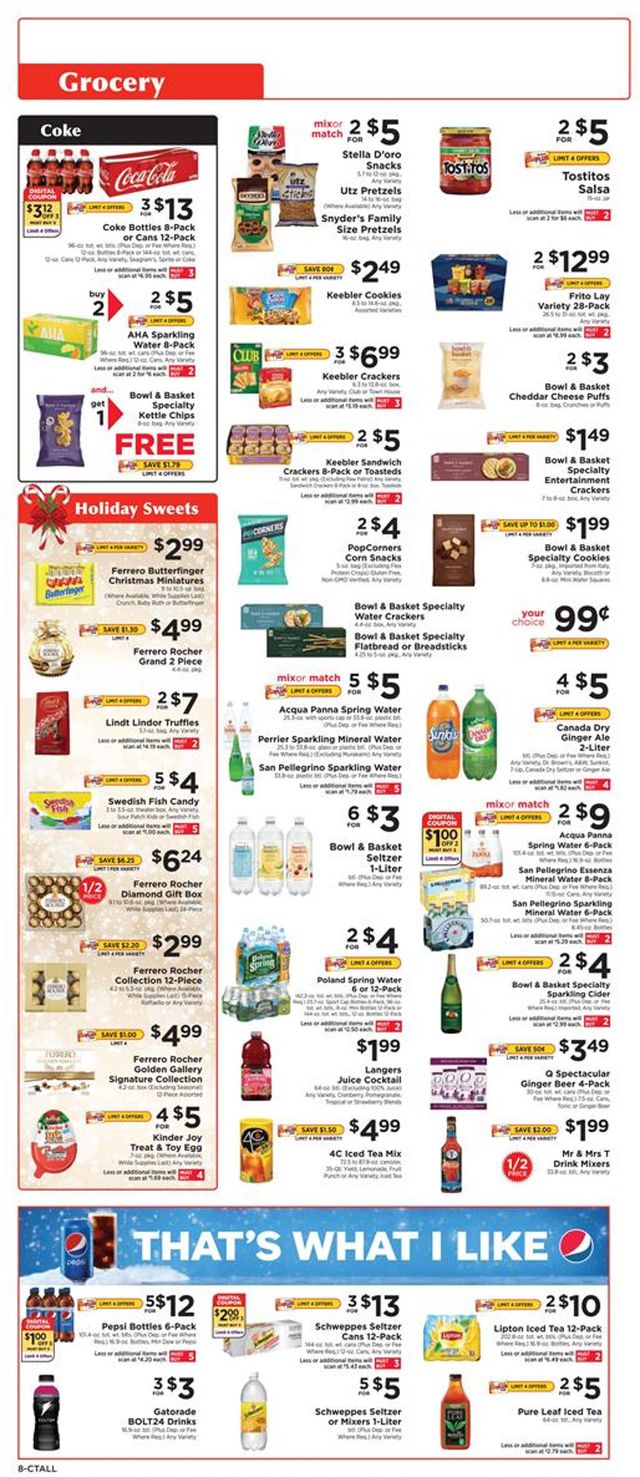 ShopRite Ad from 12/20/2020