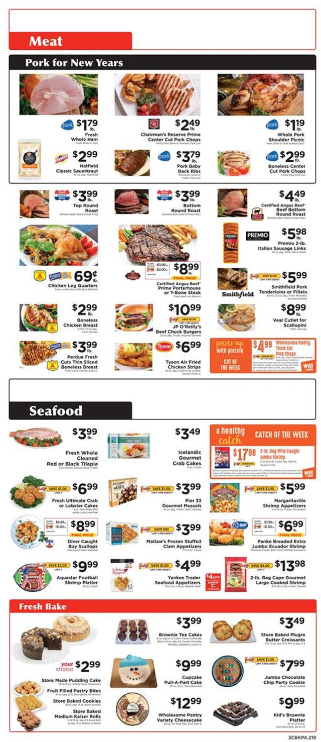 ShopRite Ad from 12/27/2020