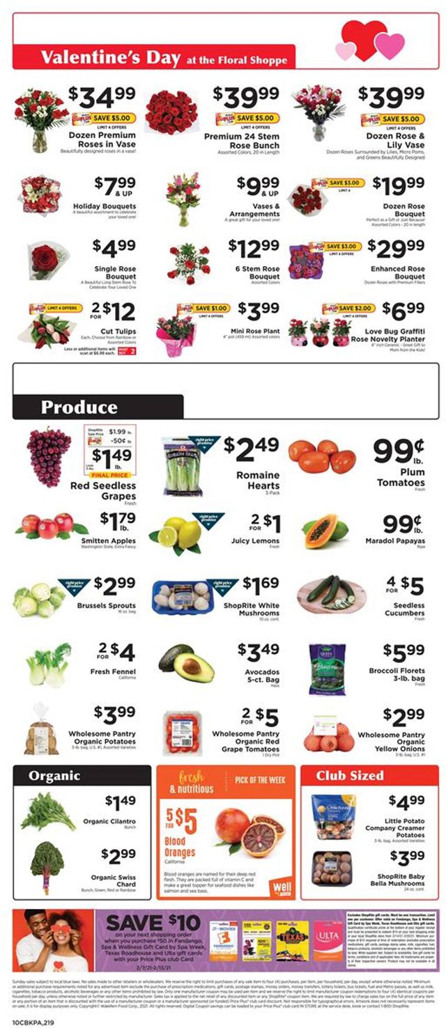 ShopRite Ad from 02/07/2021