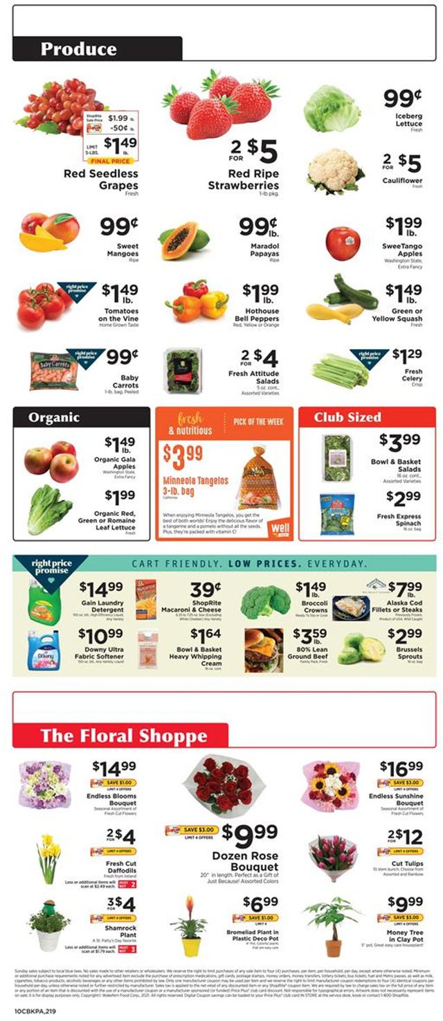 ShopRite Ad from 02/28/2021