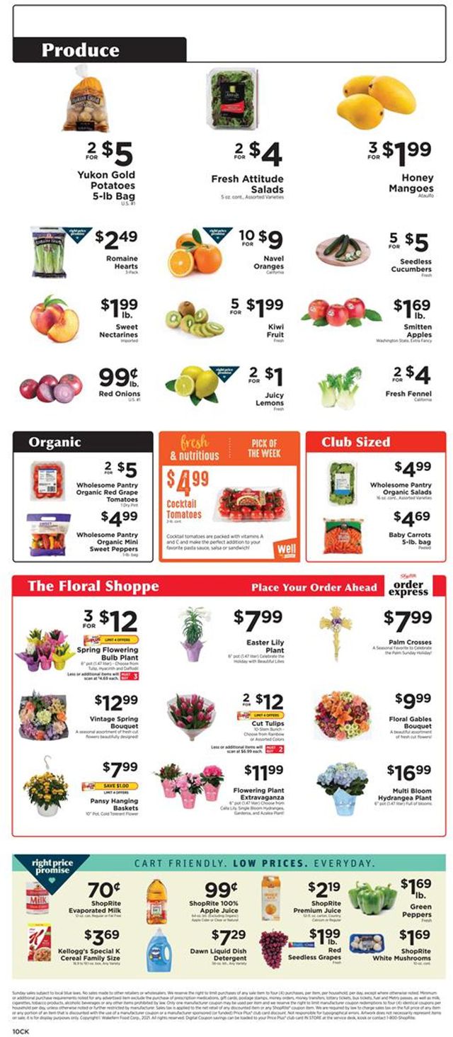 ShopRite Ad from 03/21/2021