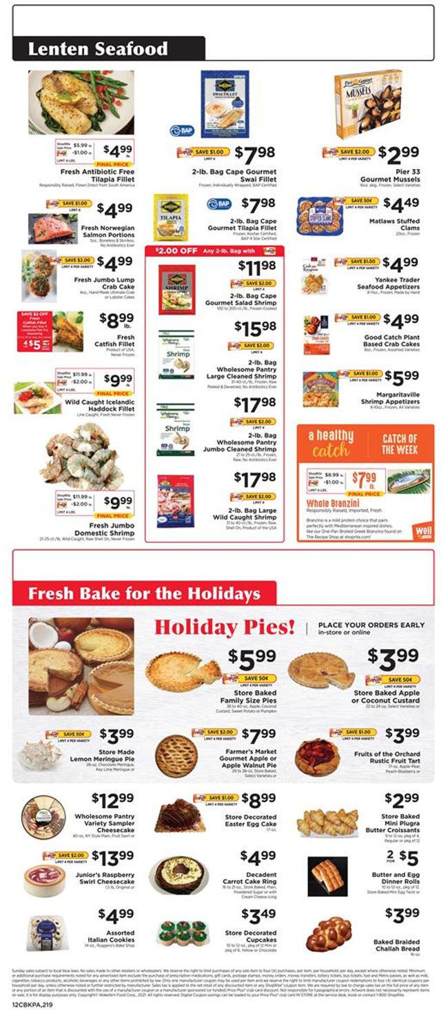 ShopRite Ad from 03/28/2021