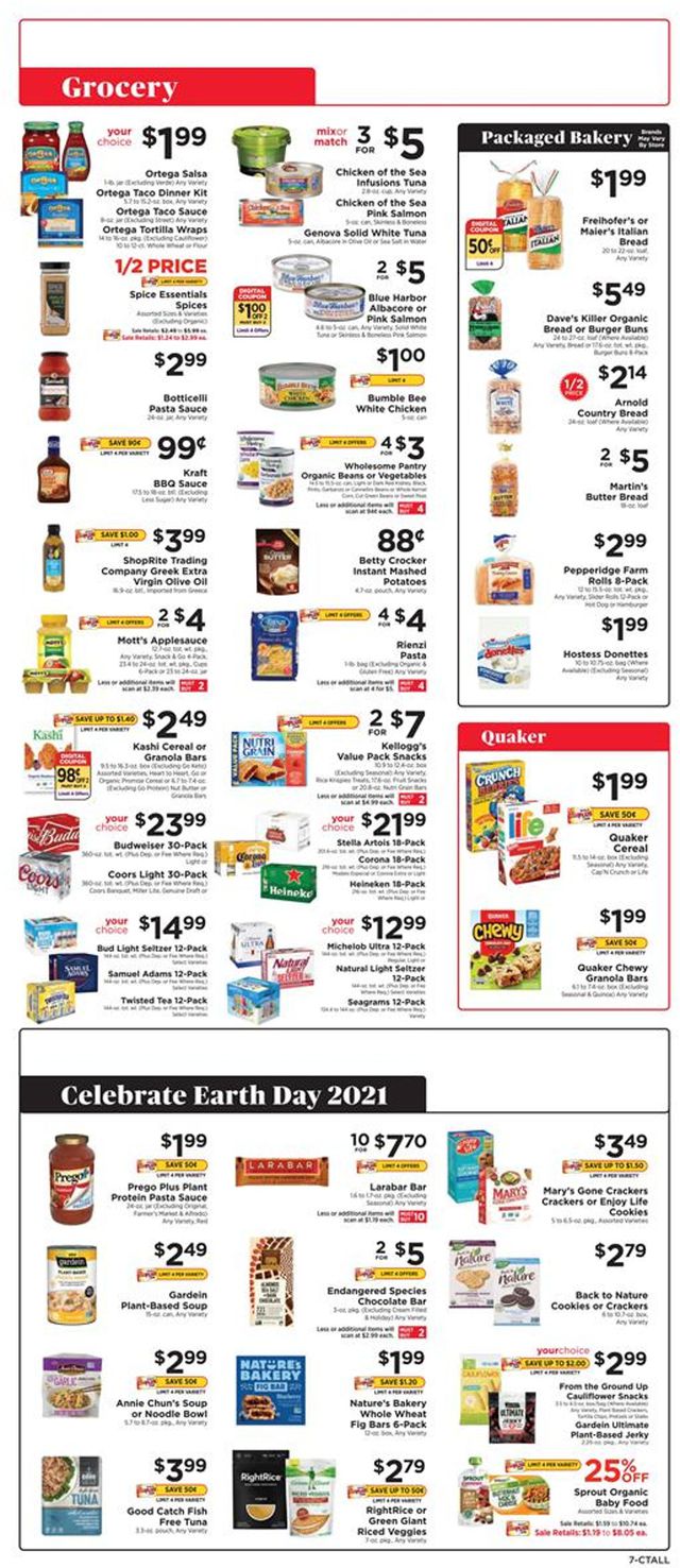 ShopRite Ad from 04/18/2021
