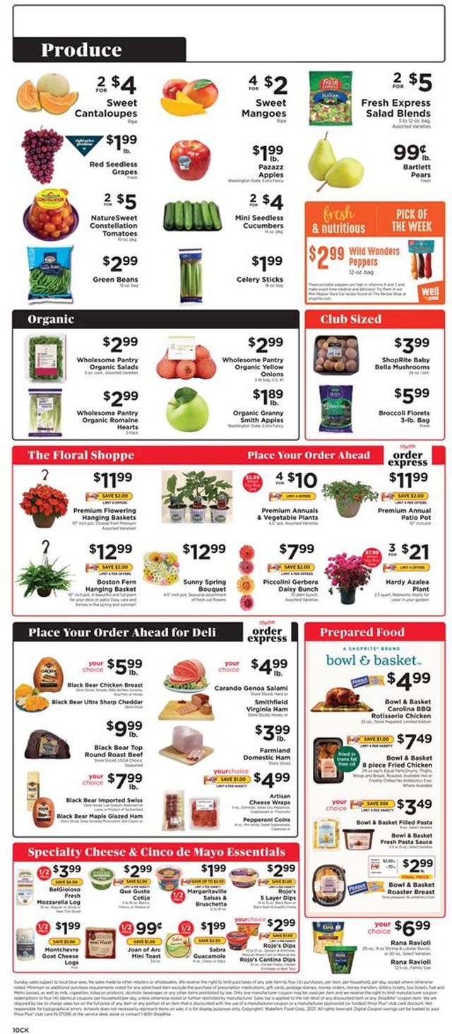 ShopRite Ad from 04/25/2021
