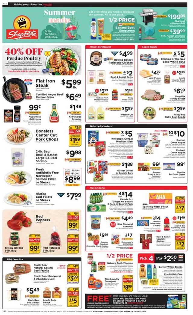 ShopRite Ad from 05/16/2021