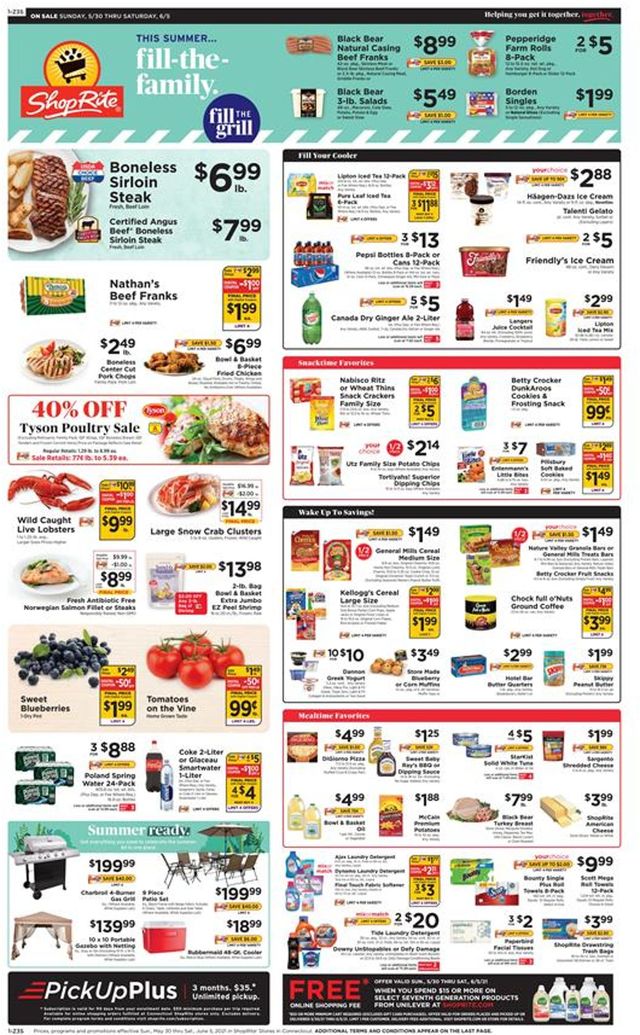 ShopRite Ad from 05/30/2021